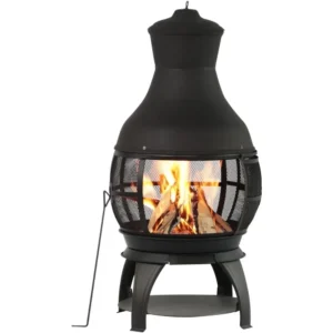 Wood Burning Outdoor Chimenea Fireplace