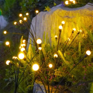 8-Head Solar Firefly LED Decorative Lights