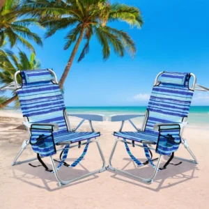 2-Backpack 4-Position Beach Chairs