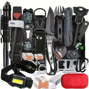 20-in-1 Ultimate Survival Gear & Emergency Kit.