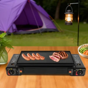 Portable 2 Burner Camping Stove