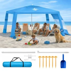 8 x 8 ' Beach Canopy with Side Wall